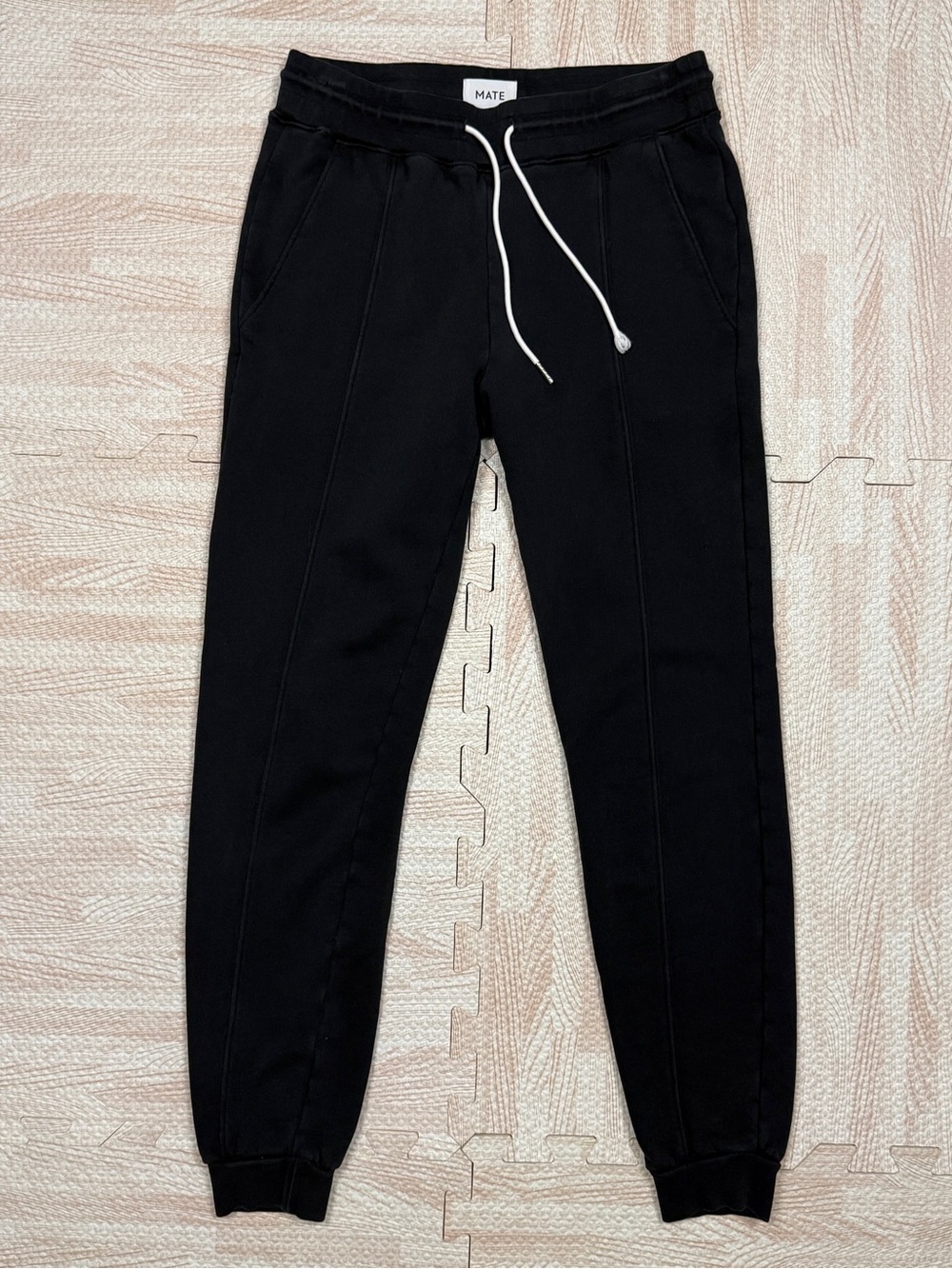 MATE the Label Joggers Cotton French Terry Black Sweatpants Women’s Size Small
